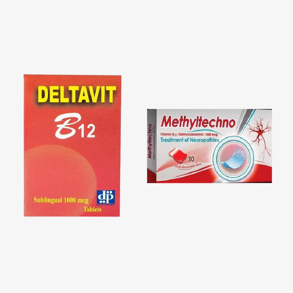 difference between deltavit b12 and methyltechno and the best for nerves 