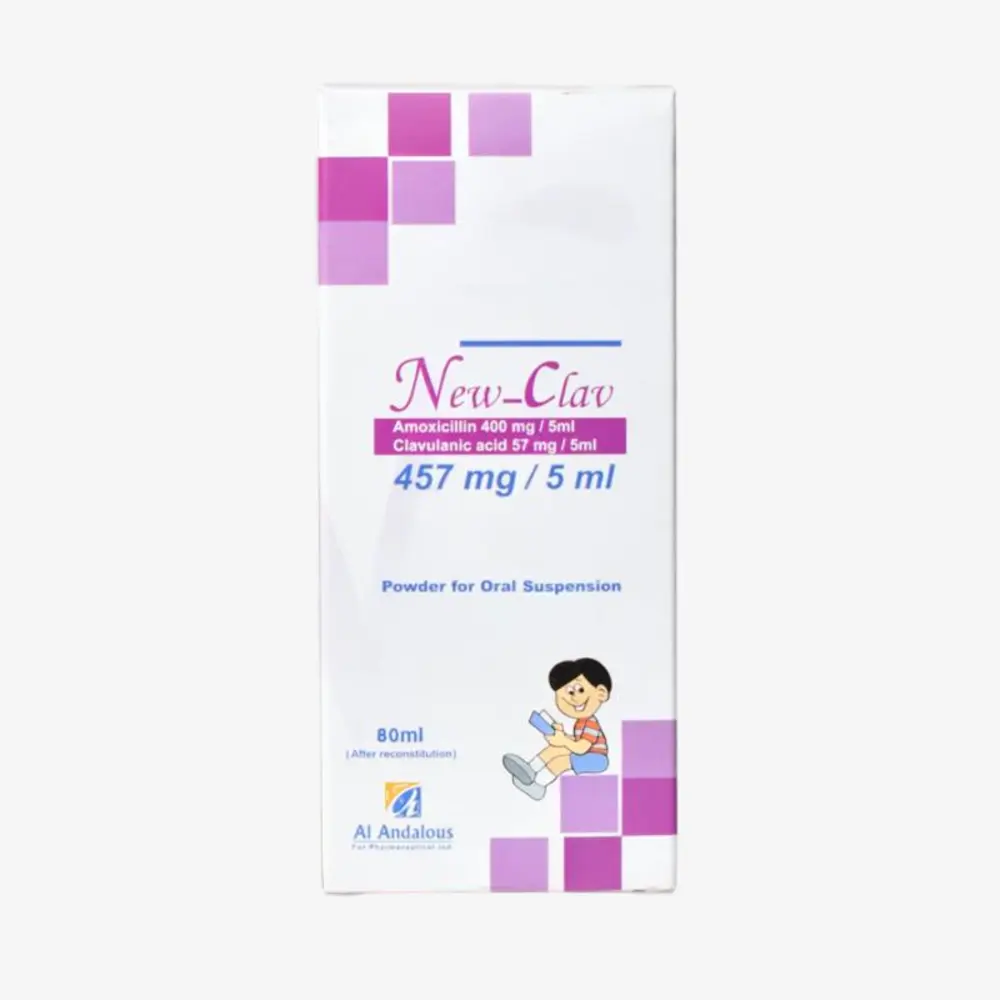 نيوكلاف 457 مليجرام 80 ملي شراب 457mg