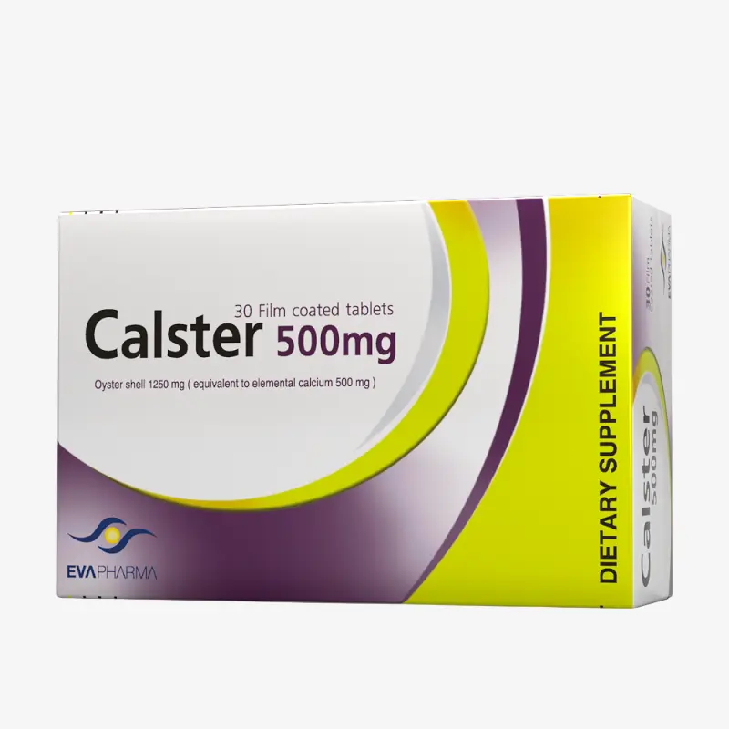 كالستر اقراص مكمل لعلاج هشاشه العظام 500 مجم