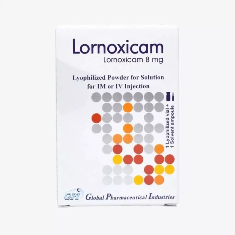 lornoxicam 8 mg vial 8 mg