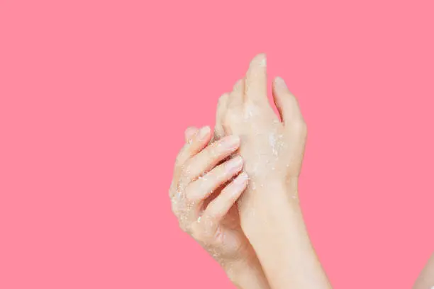 Sugar and olive oil body scrub