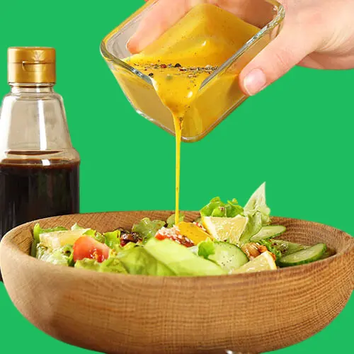 اضاقة الزيوت الصحية للسلطات