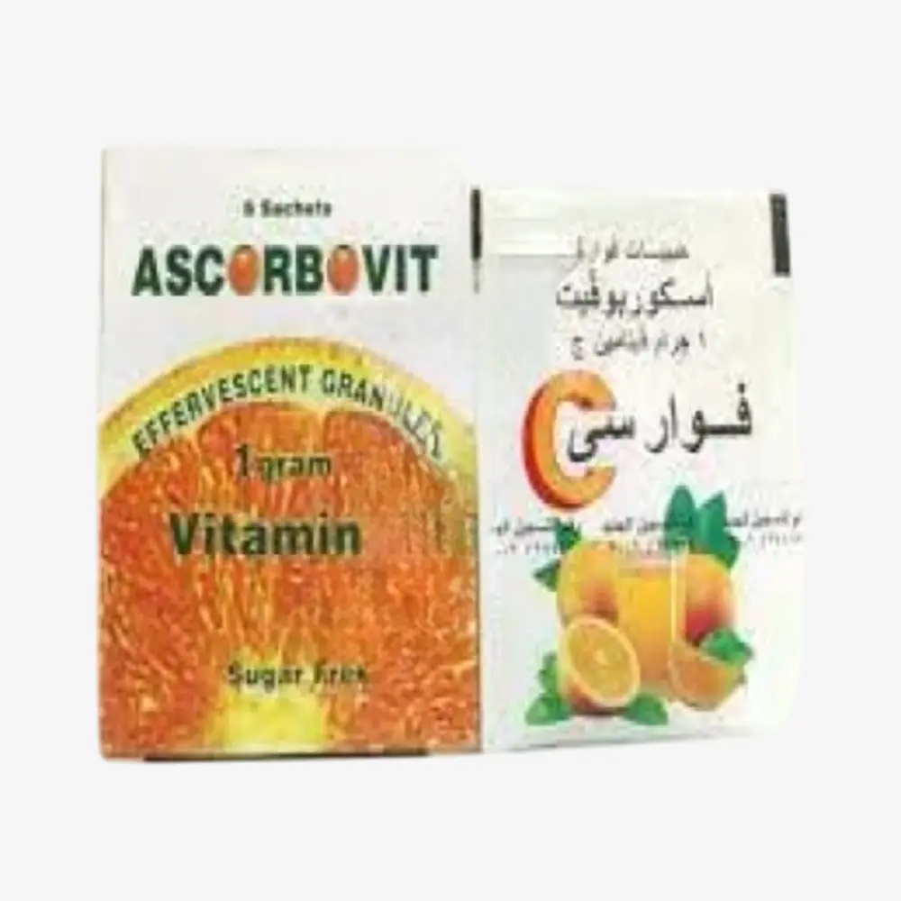 اسكوربوفيت 1 جرام 6 اكياس 1000mg