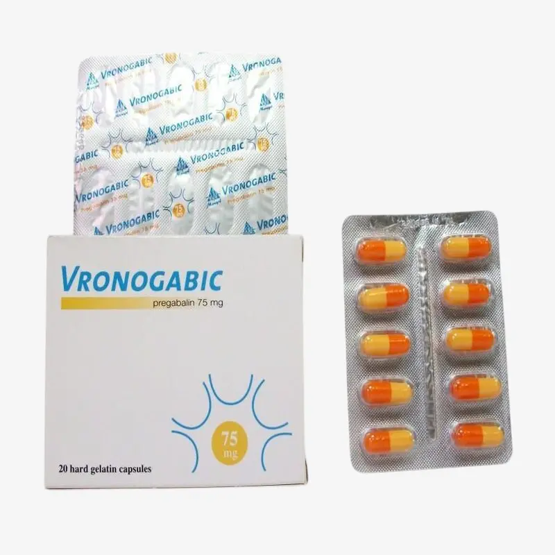 Vronogabic 75 mg 20 Capsules 75mg