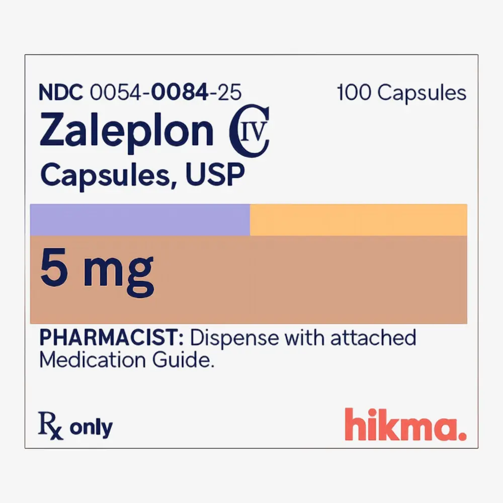 Zaleplon capsules 5 mg 5 mg
