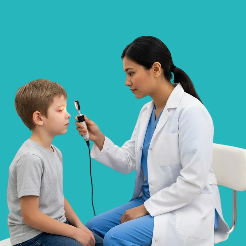 What are the treatment methods for dry eyes in children?