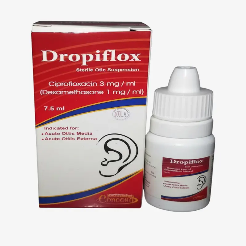 دروبيفلوكس 7.5 ملي قطرة اذن 7.5 ملي