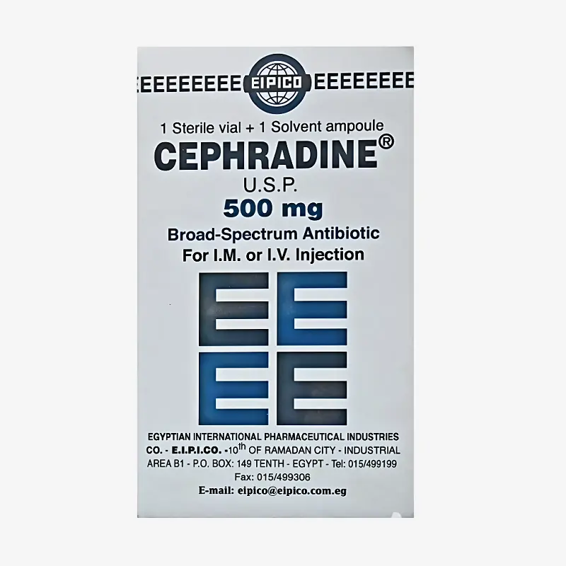 سيفرادين 500 مليجرام فيال 500 مليجرام