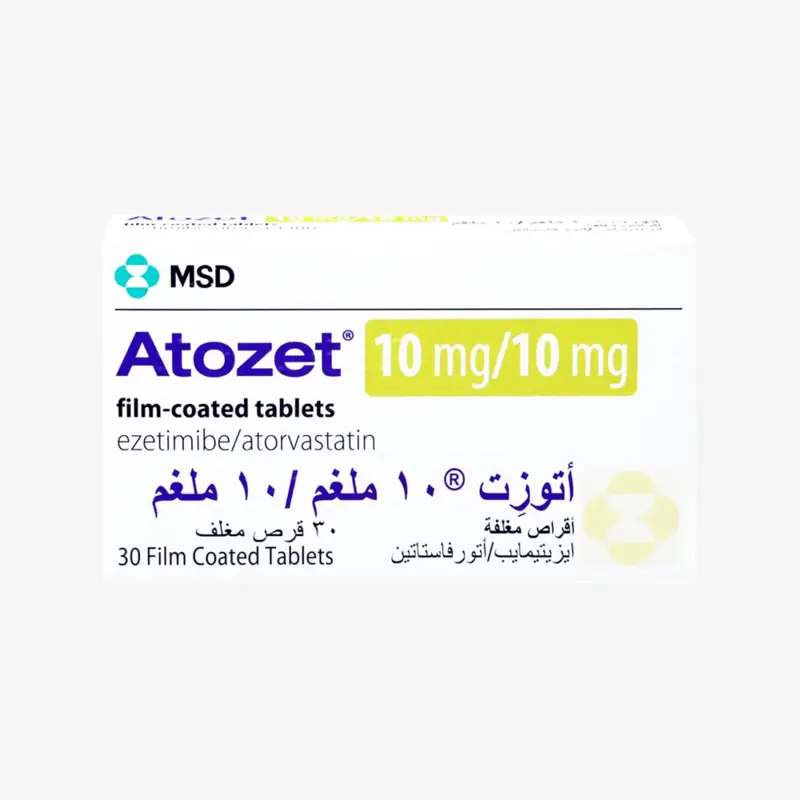 اتوزت 10/10 مليجرام اقراص 10/10 مليجرام
