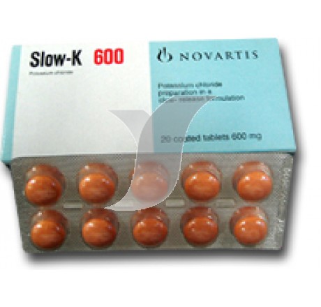 Slow K 600mg Tablets Rosheta