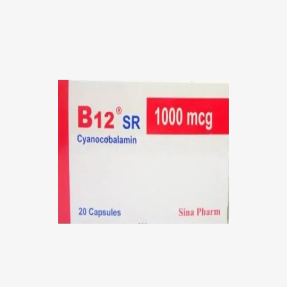 B12 SR 1000 mcg 20 Capsules 1000 mcg