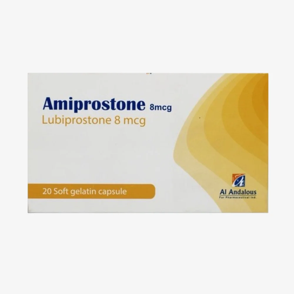 amiprostone 8 mcg 20 capsules - rosheta uae 8 mcg