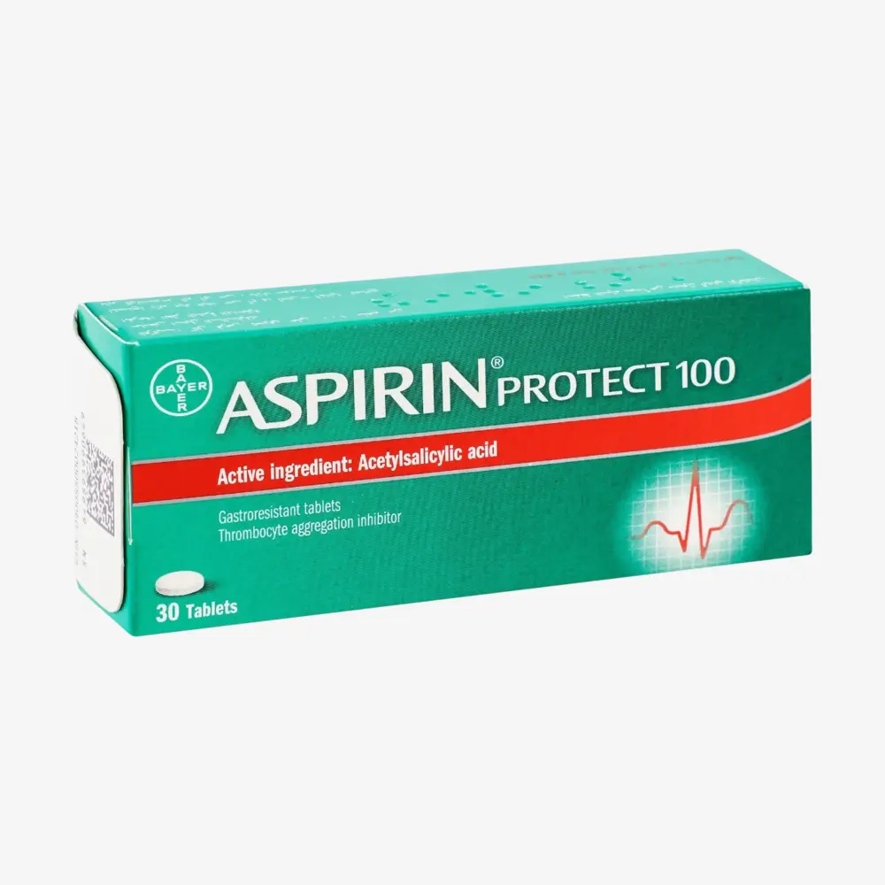 Aspirin Protect 100 mg 30 Tablets 100mg
