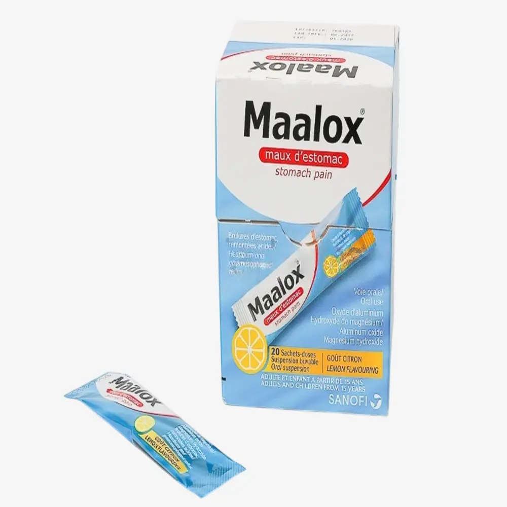 Maalox with lemon 