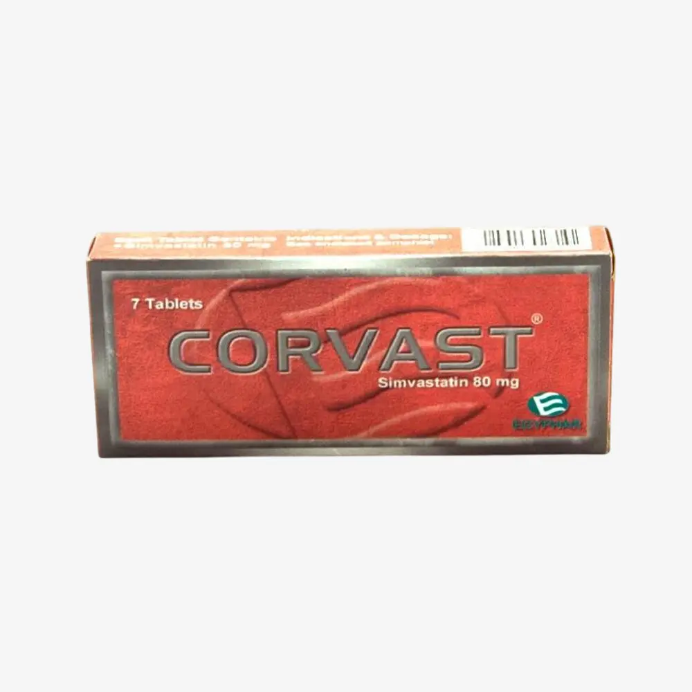 كورفاست 80 مليجرام 7 اقراص 80mg
