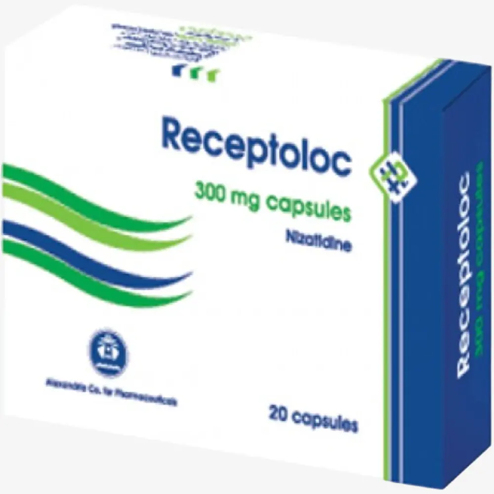 Receptoloc 300 mg 20 Capsules 300mg