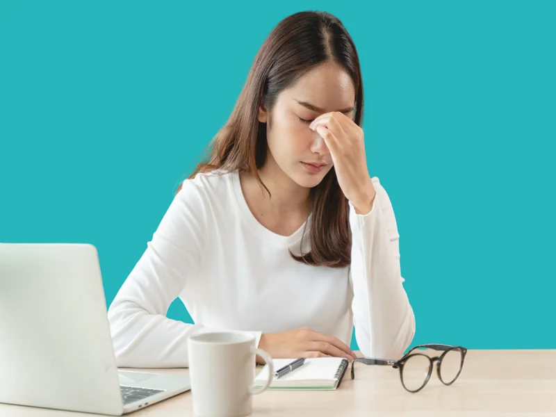 صعوبة التركيز في المهام البصرية من اعراض اجهاد العين