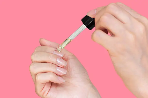 Lavender oil for nails