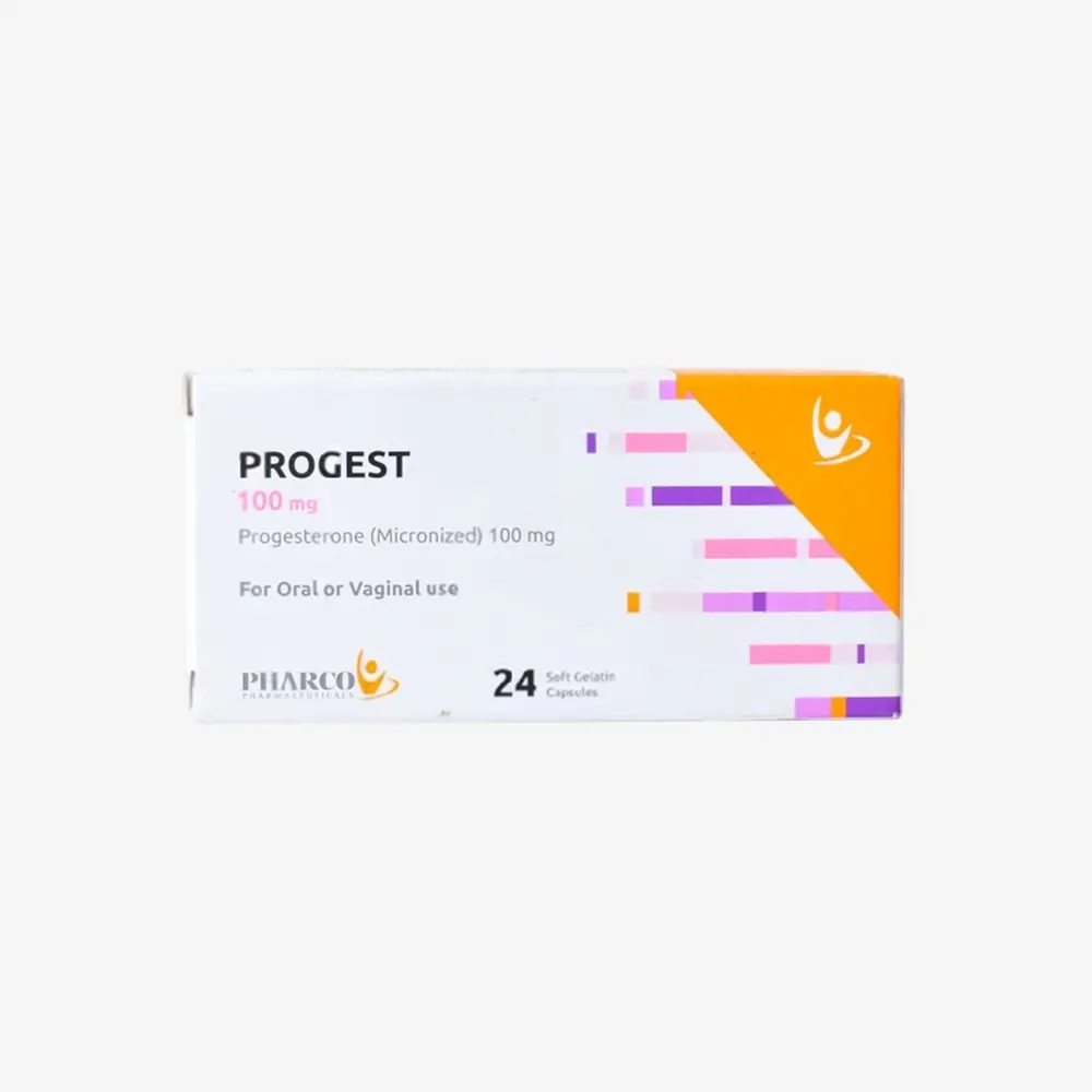 Progest capsules 100 mg 100 mg