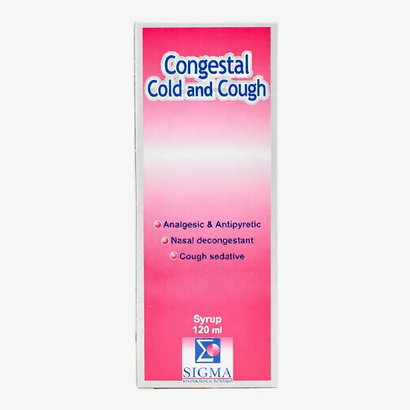 كونجيستال 120 ملي شراب 160mg