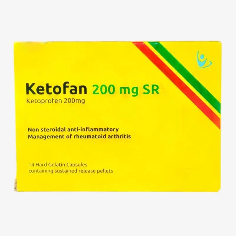 كيتوفان اس ار 200 مليجرام كبسولات 200 مليجرام
