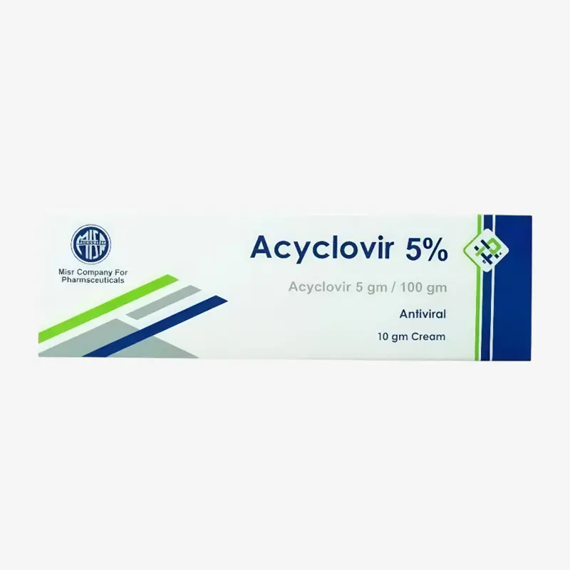 أسيكلوفير مصر 10 جرام كريم موضعي 5%