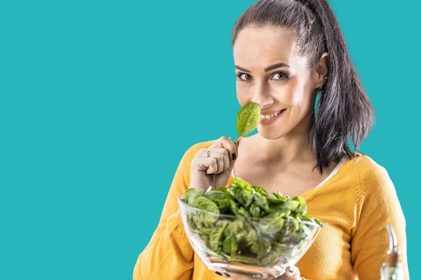 Spinach to treat constipation