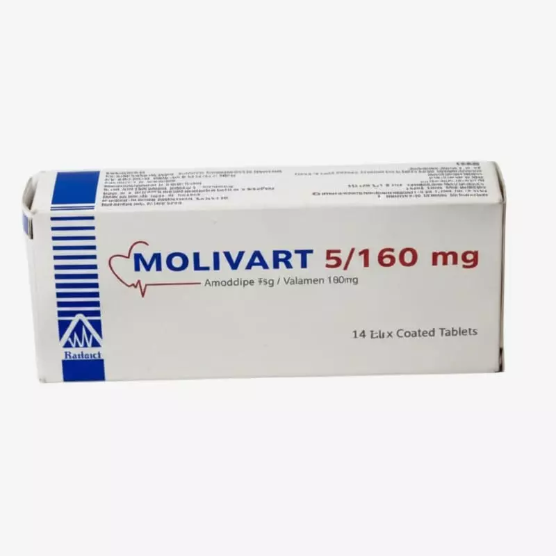 موليفارت 5/160 مليجرام اقراص لعلاج ضغط الدم المرتفع 5/160 مليجرام