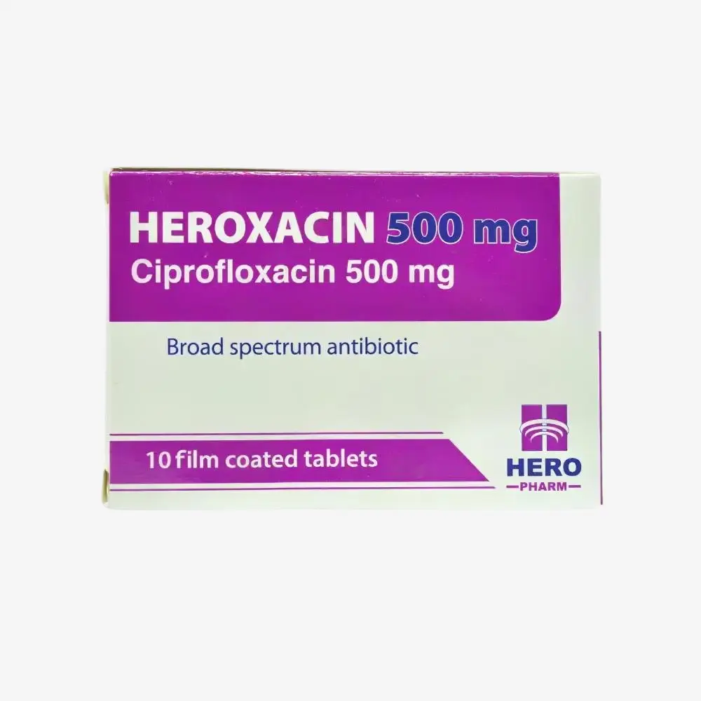 HEROXACIN 500 mg 10 tablets 500 mg