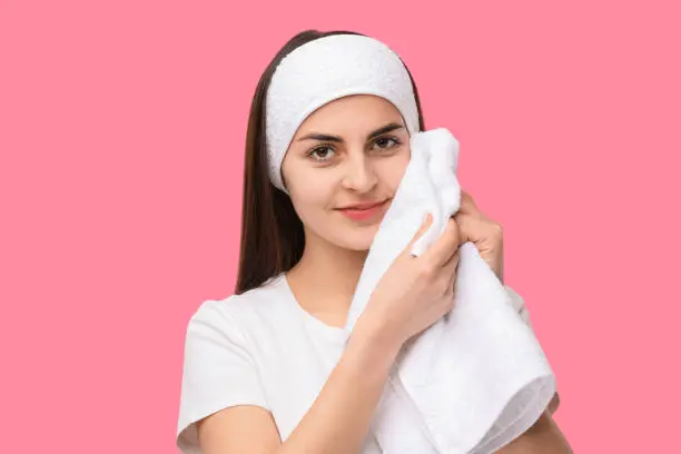 Dry your skin after using the cleanser