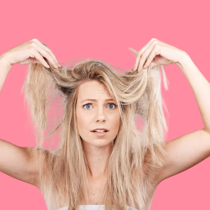 hair care routine for damaged and brittle hair 