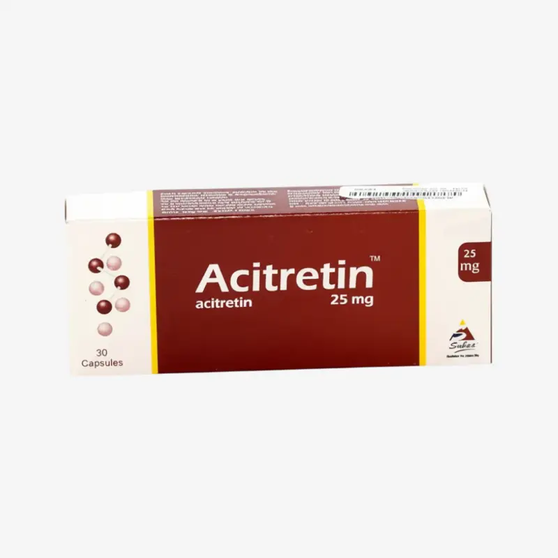 اسيتريتين كبسولات 25 مليجرام 25 مليجرام