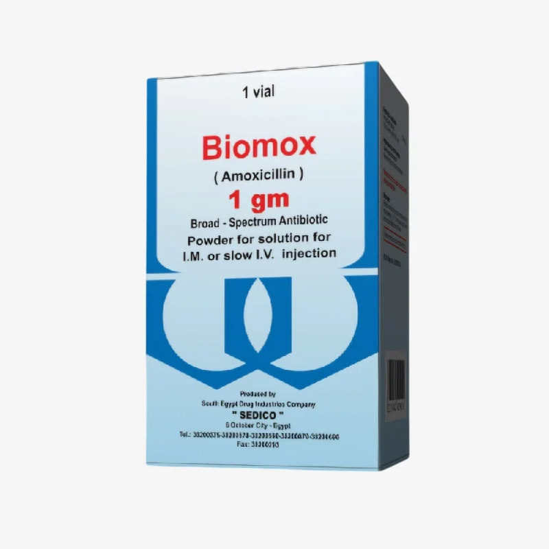 biomox 1 gm vial for treating bacterial infections