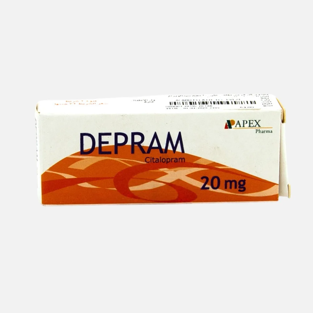 depram 20mg 20 f.c. tab 20 mg