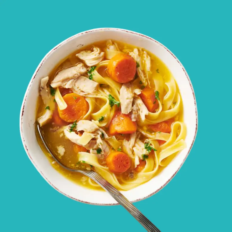 Benefits of hot soup for relieving cold symptoms 