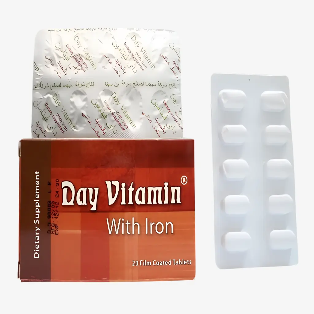 داي فيتامين بالحديد 18 مليجرام 20 قرص 18mg