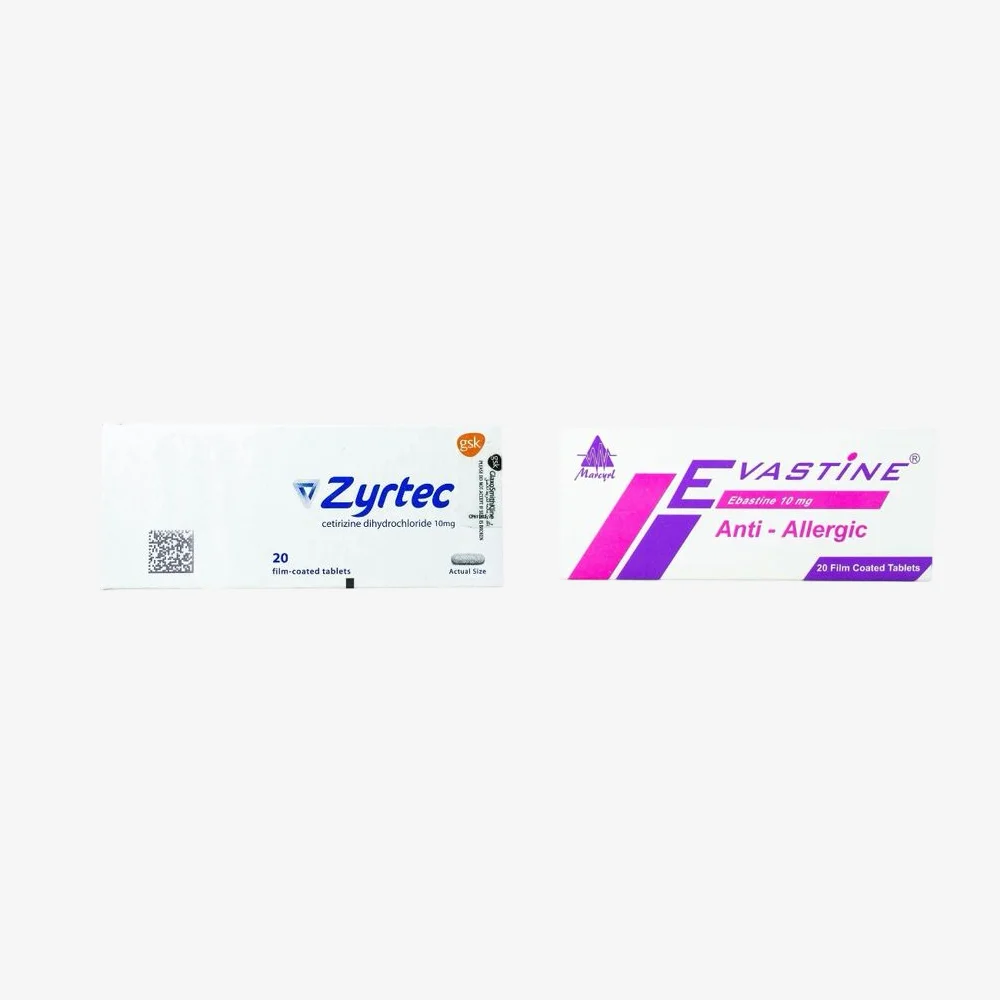comparison of the differences between zyrtec and evastine and their uses 