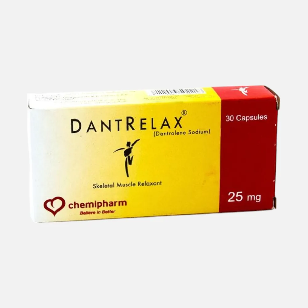 dantrelax 25mg 30 capsules - rosheta uae 25 mg