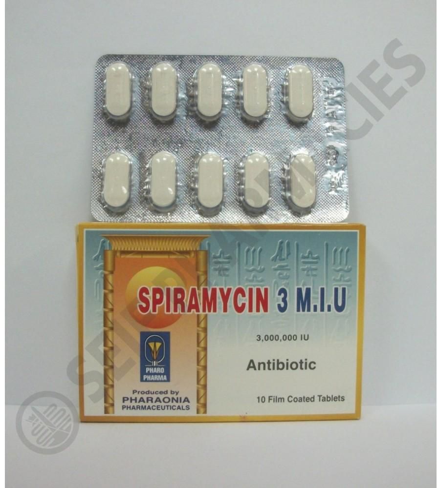 Spiramycin 3million Tablets Rosheta