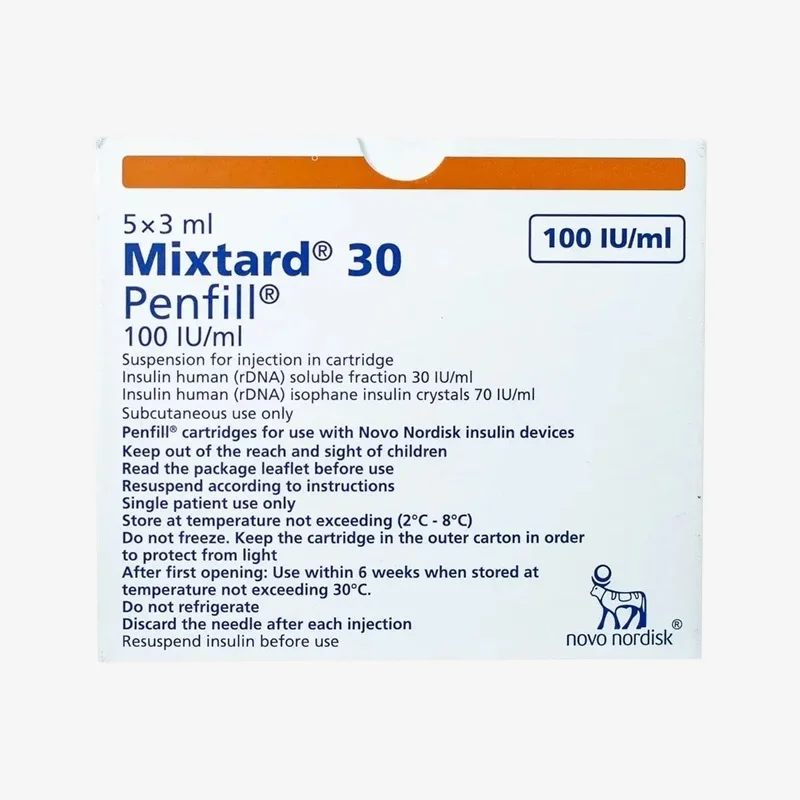 ميكستارد 30 اقلام 100 وحدة دولية 30%