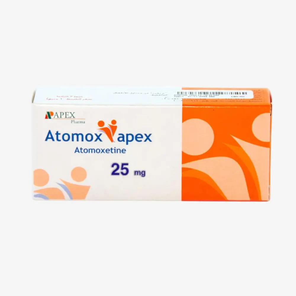 Atomox apex 25 mg 30 Capsules 25mg