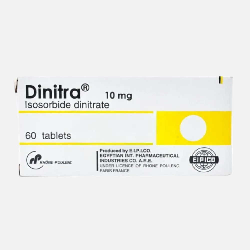 dinitra 10mg 60 tablets - rosheta uae 10 mg