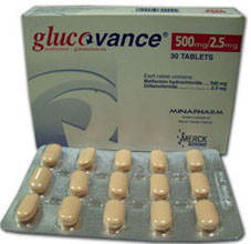 Glucovance 500mg Tablets - Rosheta