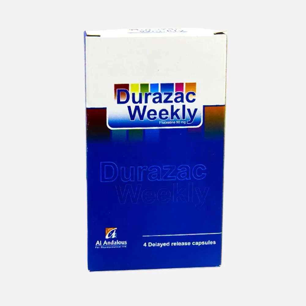 durazac weekly 90mg 4 delayed rel. caps 90 mg