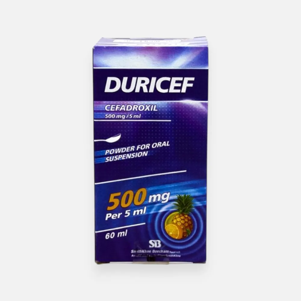 ديوريسف شراب لعلاج التهابات الحلق واللوزتين 500mg