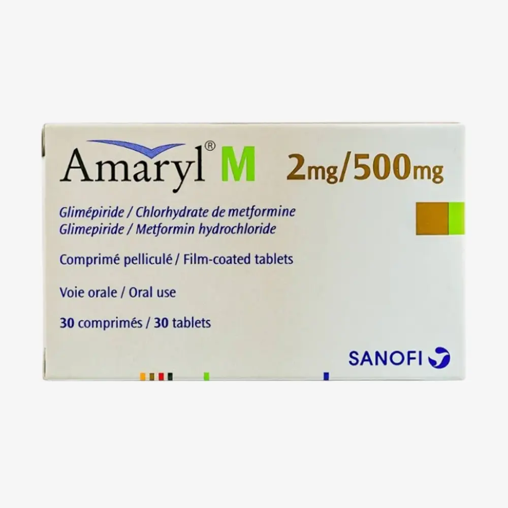 اماريل ام 2/500 مليجرام 30 قرص 2/500mg