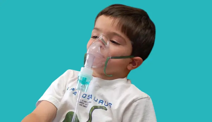 Inhaling steam to soothe a dry cough