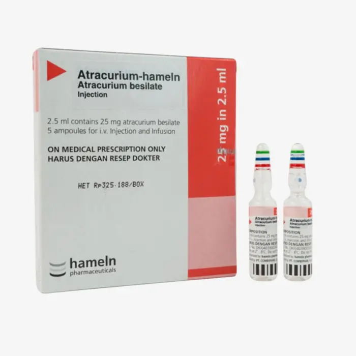 اتراكوريوم 25 مليجرام 5 حقن 25 gm