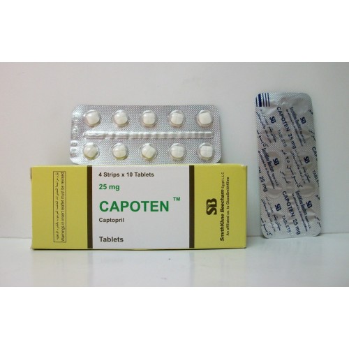 Capotan Capoten 25mg Tablets - Rosheta