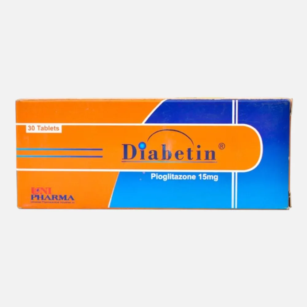 diabetin 15mg 30 tablets 15mg